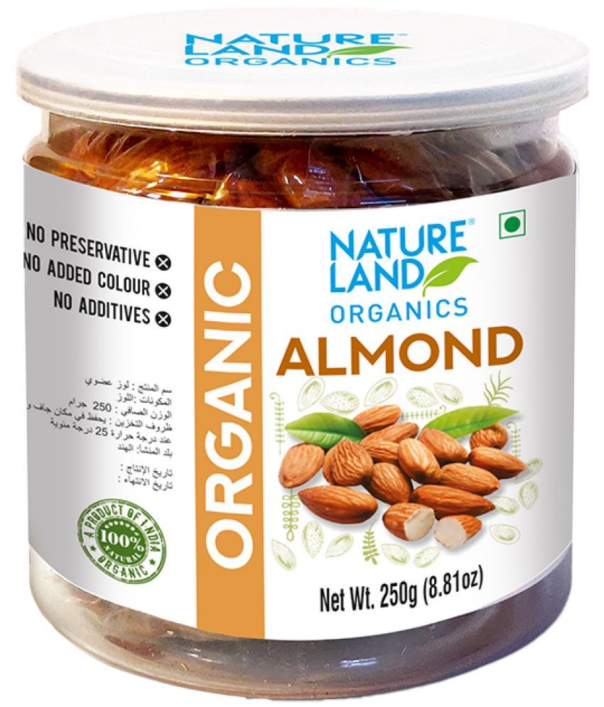     			Natureland Organic Almond (Badam) 250 gm