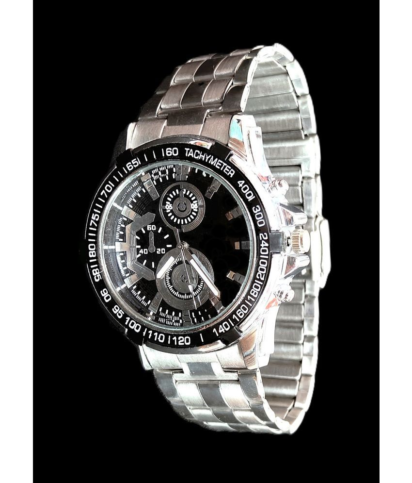     			Renaissance Traders Silver Metal Analog Men's Watch