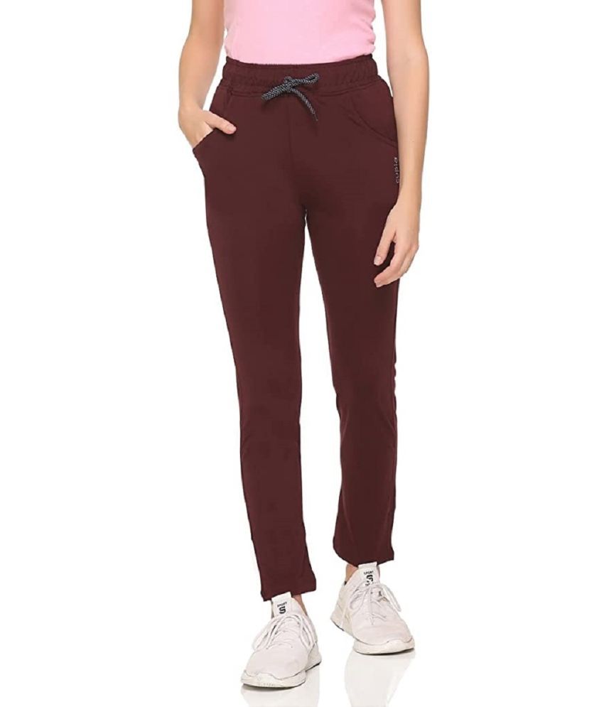     			Whyme Fashion Burgundy Cotton Women's Outdoor & Adventure Trackpants ( Pack of 1 )