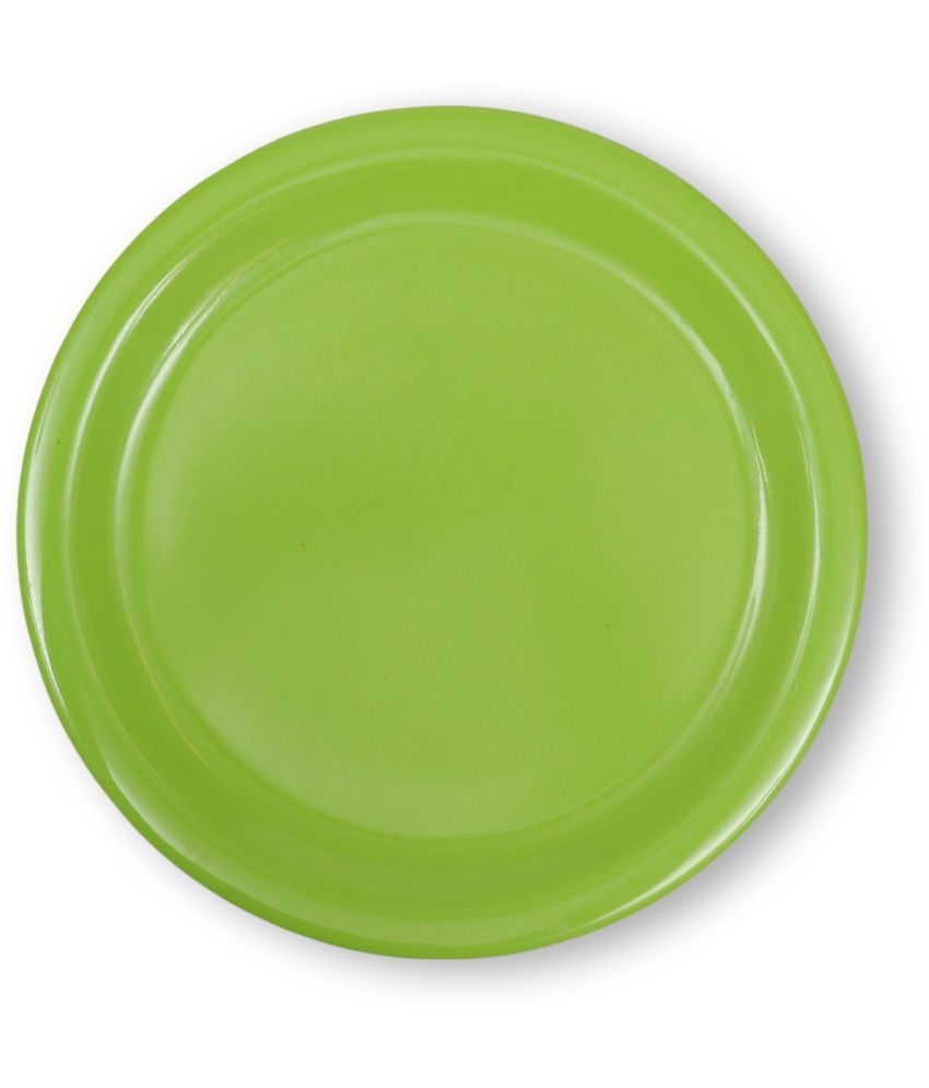     			ARIYA 1 Pcs Melamine Dark Green Full Plate