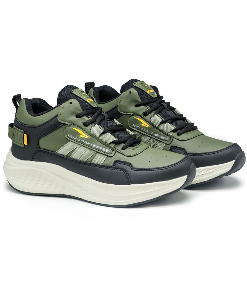     			ASIAN BOSS-07 Olive Men's Sports Running Shoes