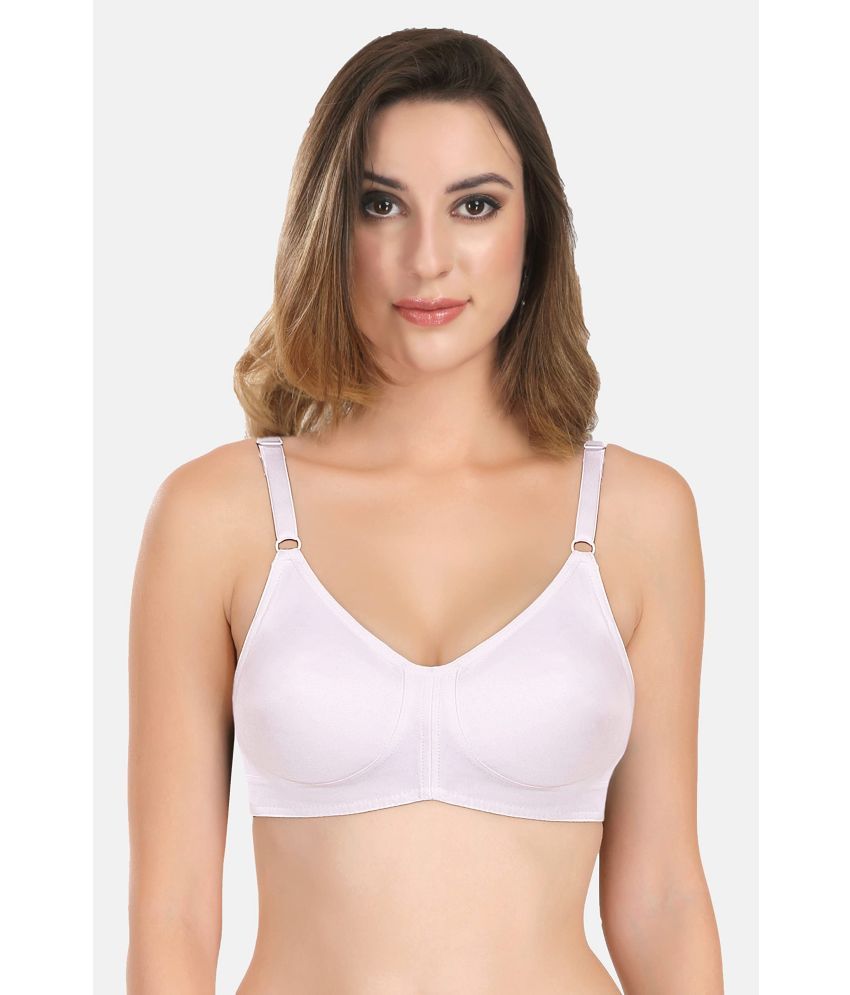     			Featherline Pack of 1 Cotton Blend Non Padded Everyday Bra For Women ( White )