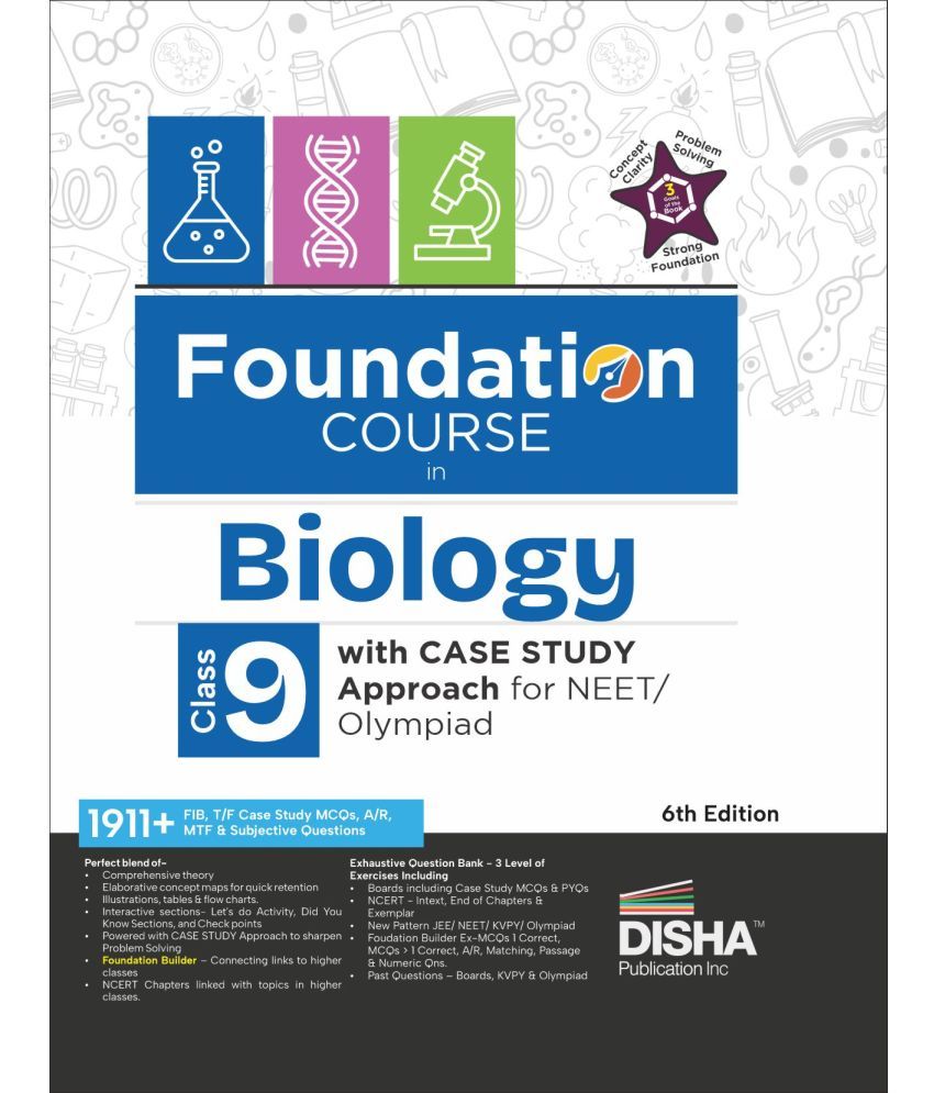     			Foundation Course in Biology Class 9 with Case Study Approach for NEET/ Olympiad - 6th Edition