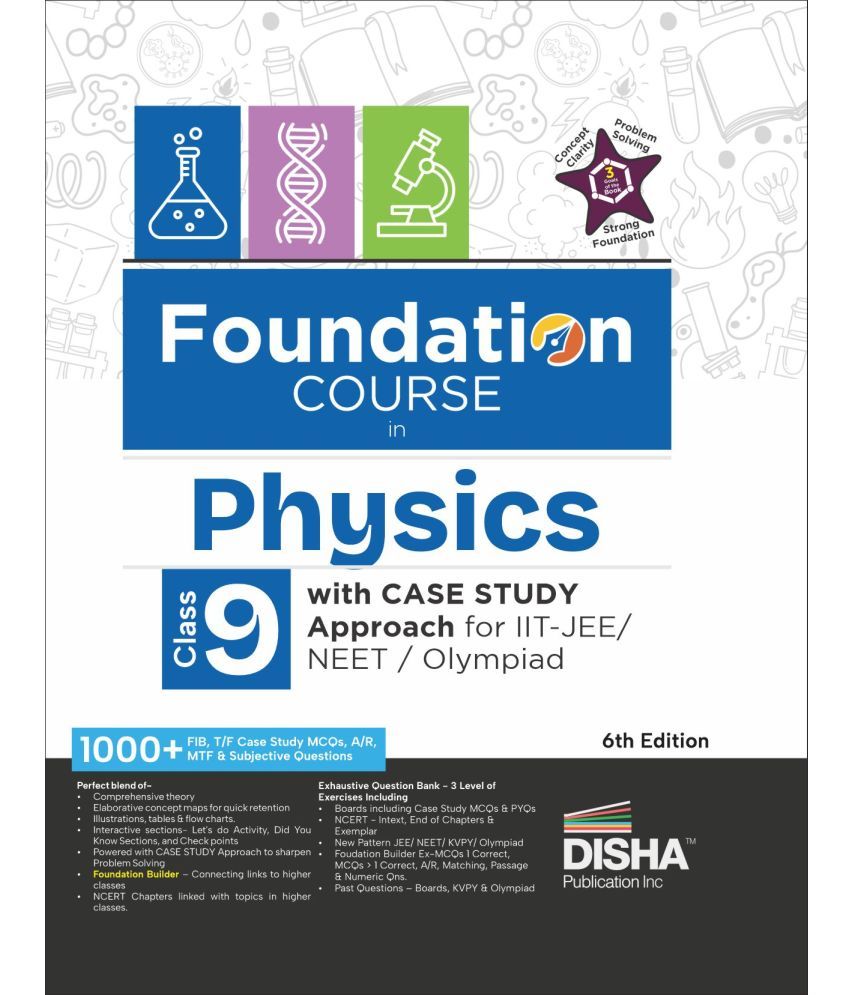     			Foundation Course in Physics Class 9 with Case Study Approach for IIT JEE/ NEET/ Olympiad - 6th Edition