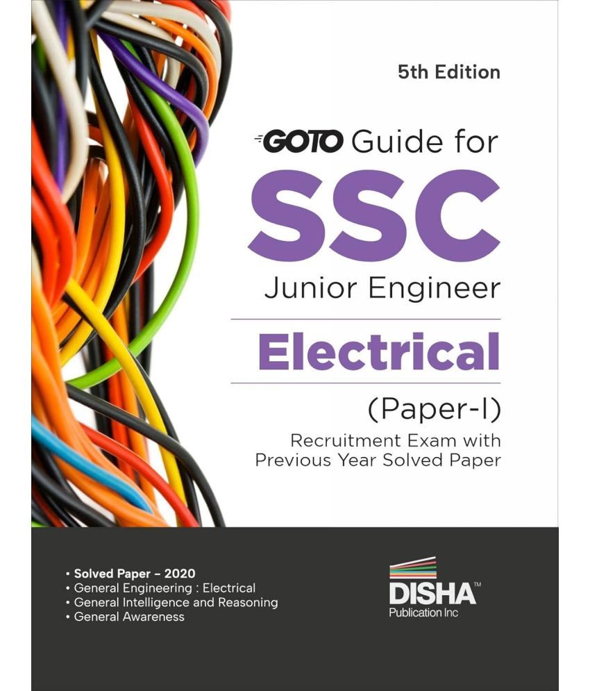     			Go To Guide for SSC Junior Engineer Electrical Paper I Recruitment Exam with Previous Year Solved Papers 5th Edition | 100% Detailed Solutions | For 2