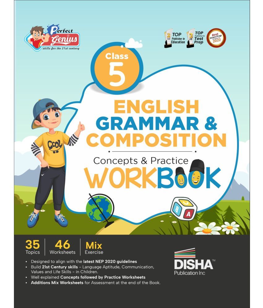     			Perfect Genius Class 5 English Grammar & Composition Concepts & Practice Workbook | Follows NEP 2020 Guidelines