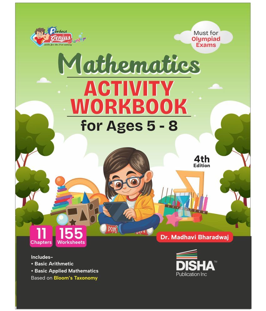     			Perfect Genius Mathematics Activity Workbook for Ages 5 to 8 - 3rd Edition | Must for Olympiad Exams | Builds 155 Life Skills