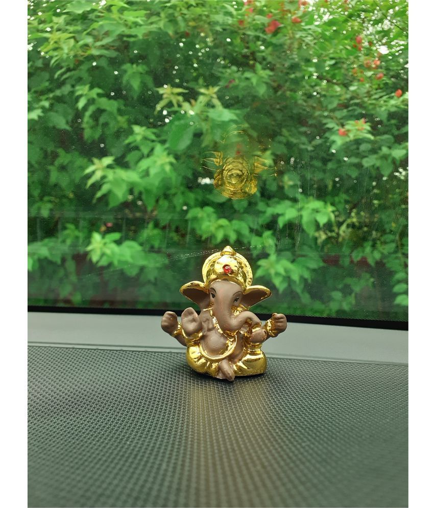     			AFTERSTITCH Lord Ganesha Ideal For Car Dashboard ( Pack of 1 )