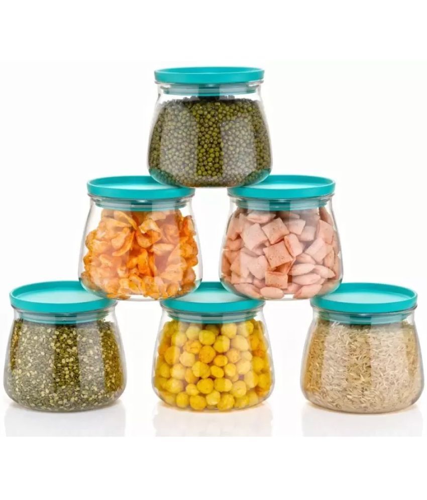     			Seville Classics Plastic Multicolor Food Container ( Set of 6 )