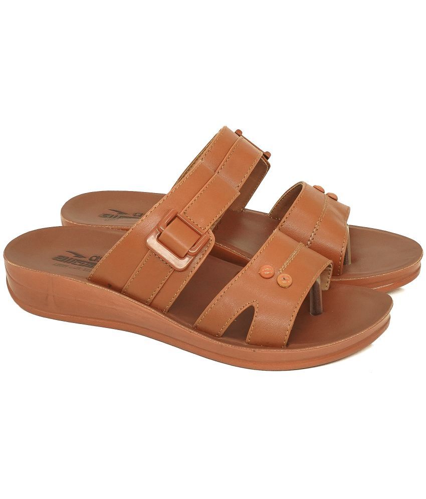     			ASIAN Tan Women's Daily Slipper