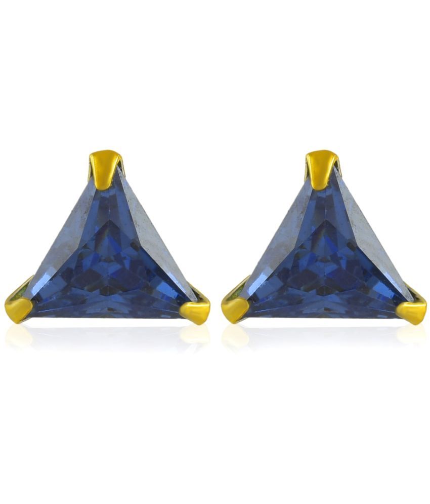     			ADMIER Blue Stud Earrings ( Pack of 1 )