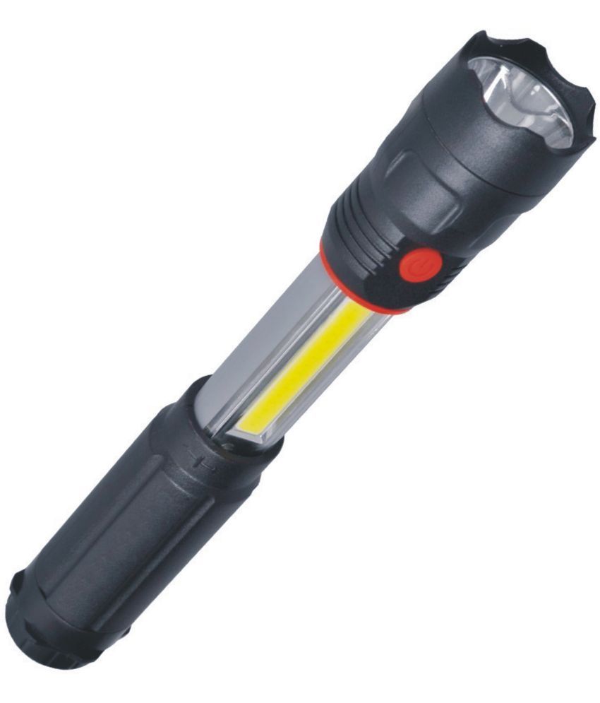     			Glowish - 2W Rechargeable Flashlight Torch ( Pack of 1 )