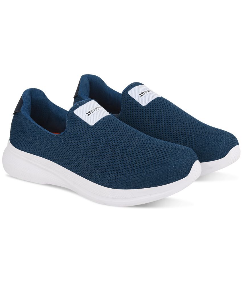     			Jootiyapa Navy Flow Trendy Sneakers Blue Men's Lifestyle Shoes