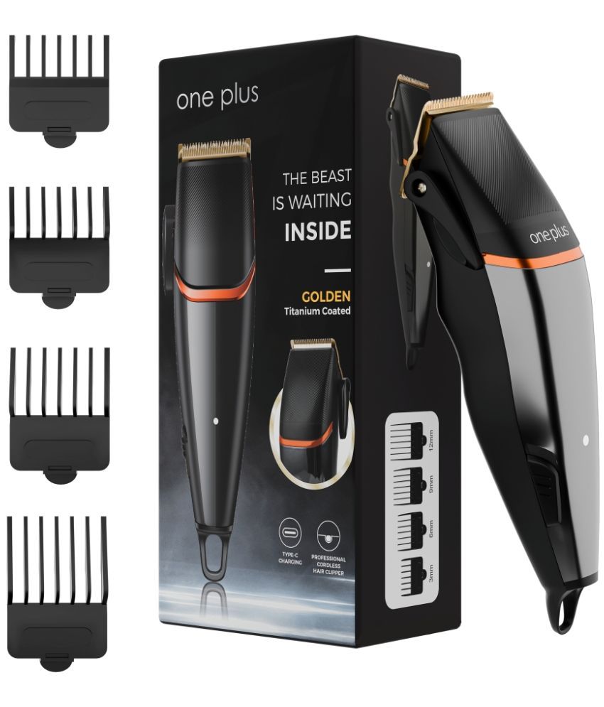     			OnePlus op971 Black Cordless Beard Trimmer With 120 minutes Runtime