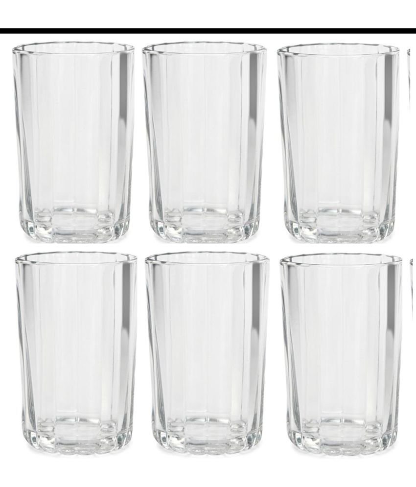     			Somil Party Glass Glass Plain Juice Glass 150 ml ( Pack of 6 ) Transparent