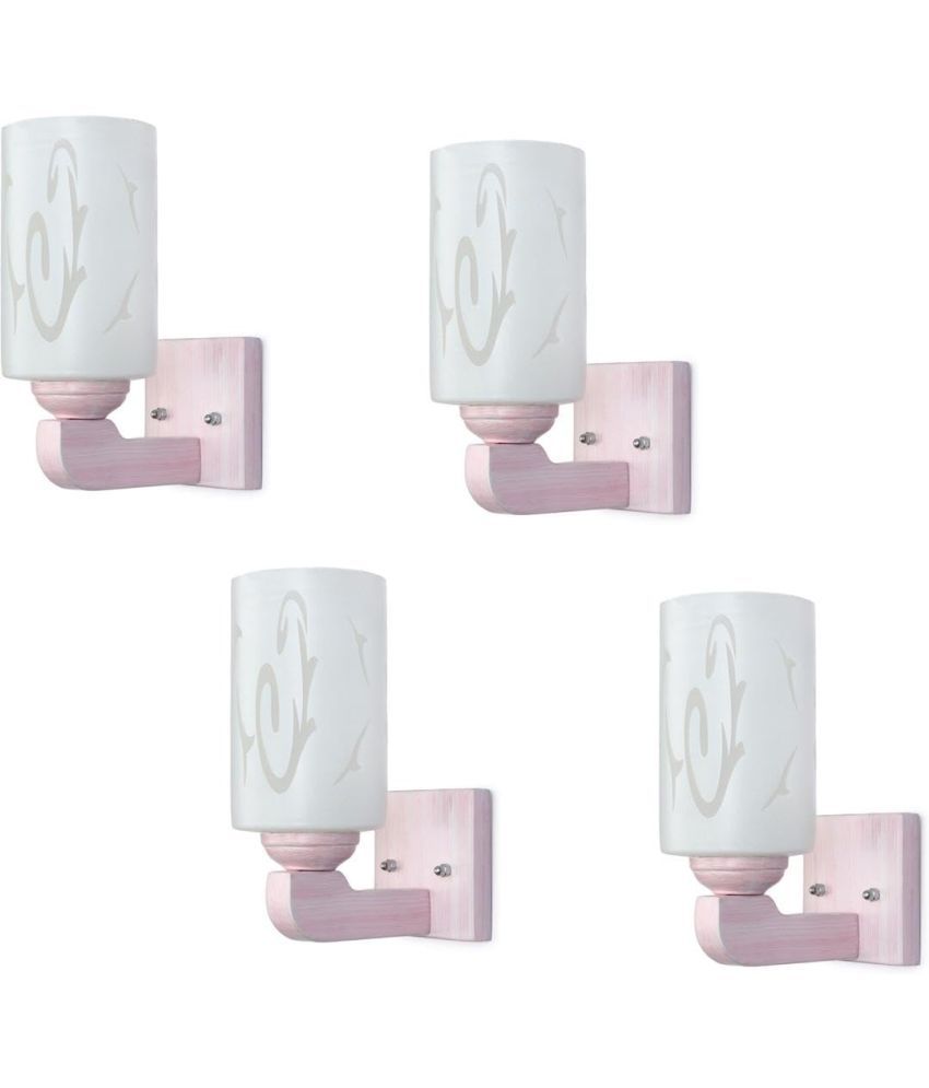     			AFAST White Up Light Wall Lamp ( Pack of 4 )