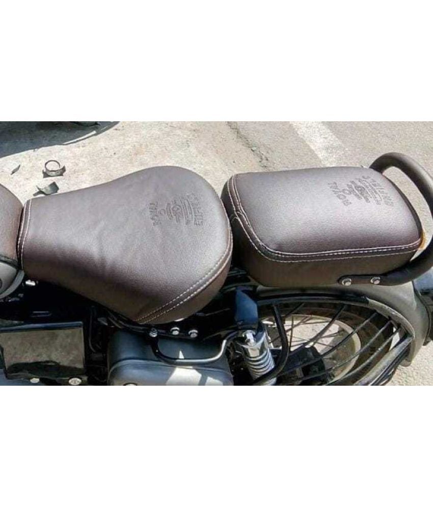     			Classic Seat Cover Orignal Look Brown For Royal Enfield Classic Single Bike Seat Cover For Royal Enfield Classic, Classic 500, Classic Chrome, Classic Desert Storm, Classic 350 ()