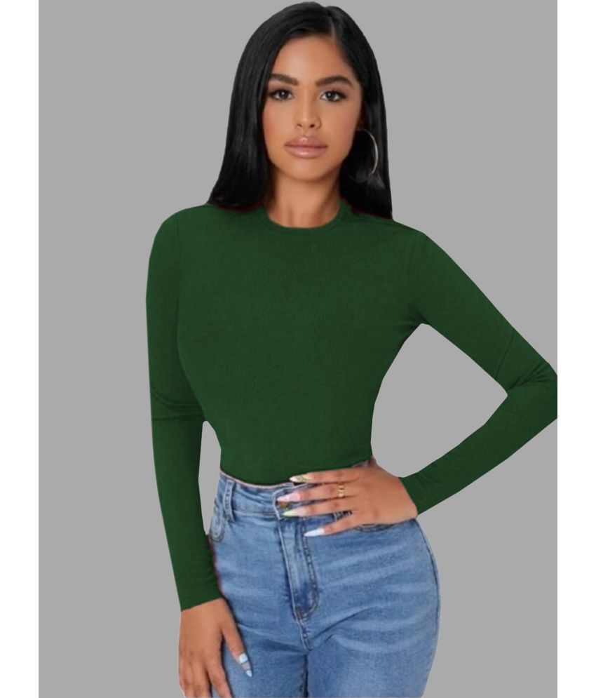     			Dream Beauty Fashion Green Polyester Women's Regular Top ( Pack of 1 )