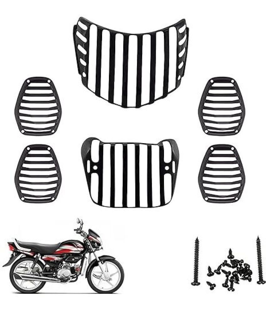     			Golden Fox GF-04 Headlight, Indicator and Full Set of Taillight, for HF Deluxe Bike Headlight Grill (Black)