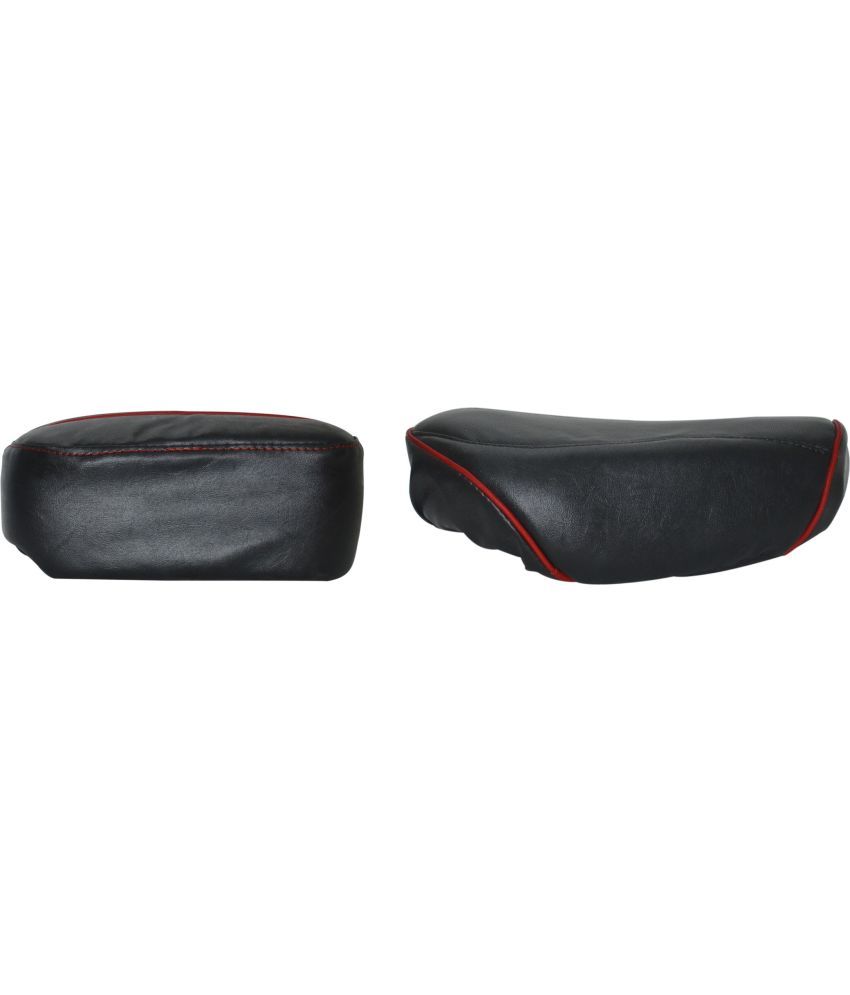     			Stylish Seat Cover Black With Red Lining For Royal Enfield Classic Split Bike Seat Cover For Royal Enfield Classic, Classic 350, Classic 500, Classic Desert Storm ()