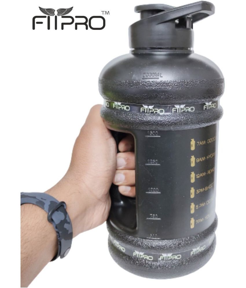     			FitPro Plastic Black 2200 mL Shaker ( Pack of 1 )