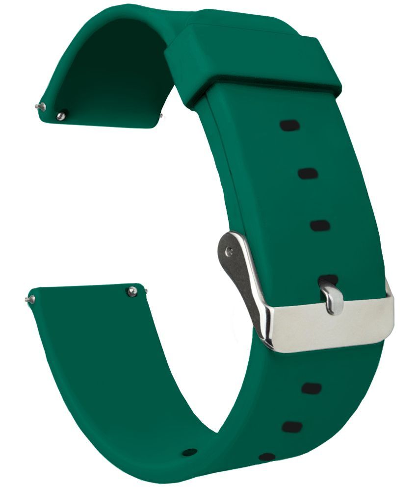     			ACM Watch Strap Silicone Belt 22mm compatible with Punnkfunnk Evo Vista Smartwatch Casual Classic Band Green