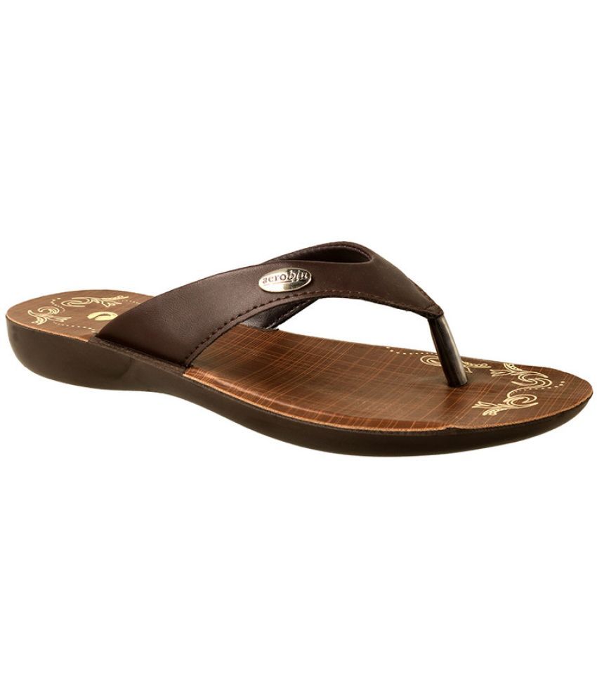     			Aeroblu Footwear Brown Women's Flats