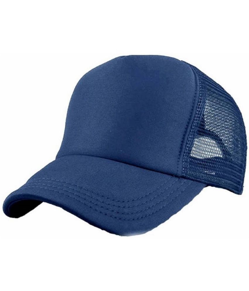     			Rozti Pack of 1 Cotton Blend Men's Cap ( Blue )