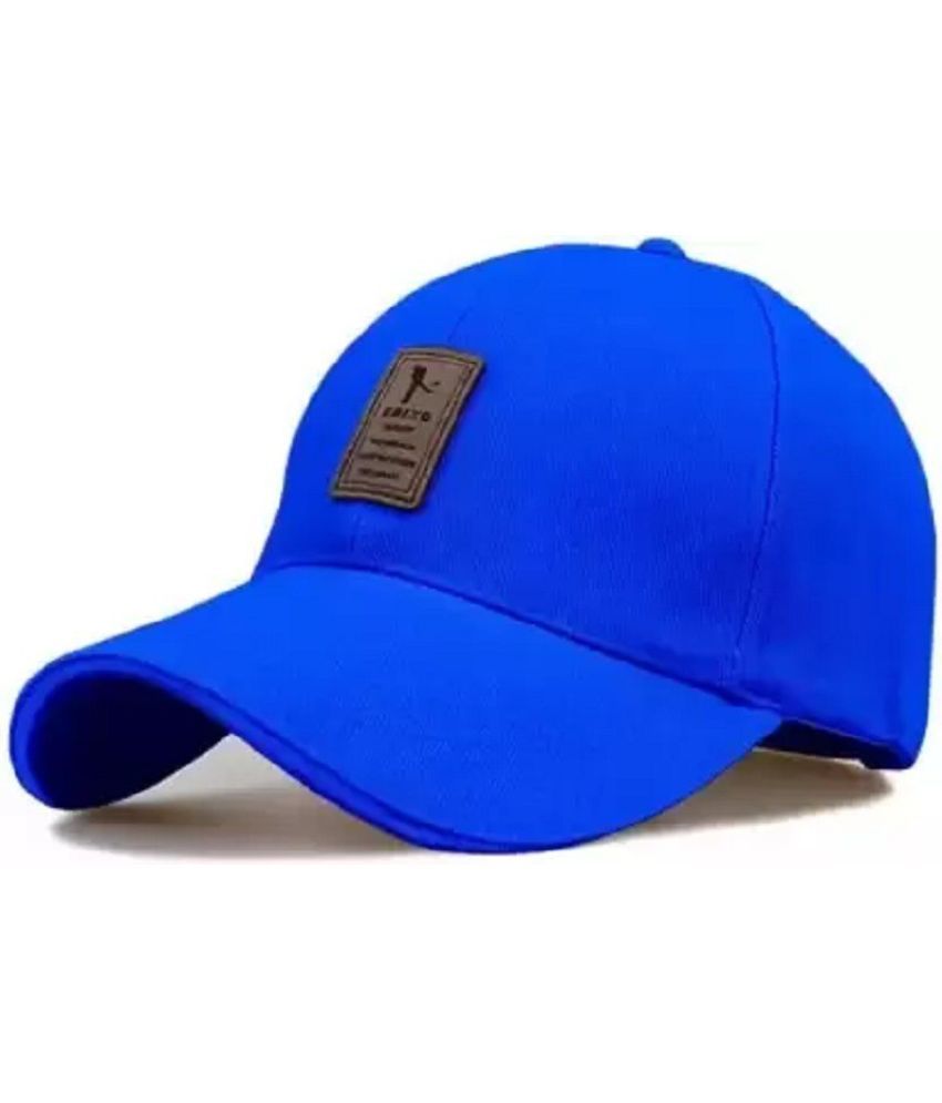     			Rozti Pack of 1 Cotton Men's Cap ( Blue )