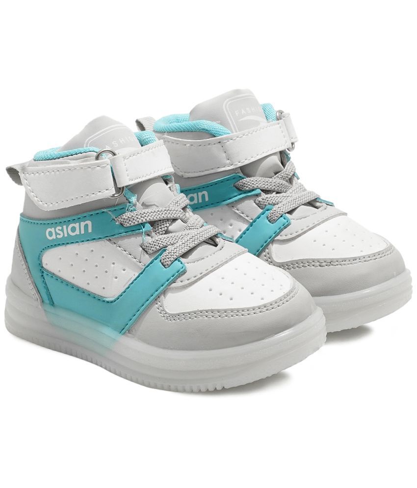     			ASIAN - Grey Boy's Sneakers ( 1 Pair )