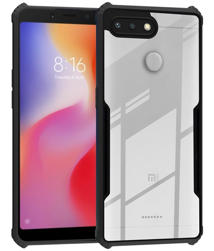     			Finaux Shock Proof Case Compatible For Polycarbonate RedMi 6 ( Pack of 1 )