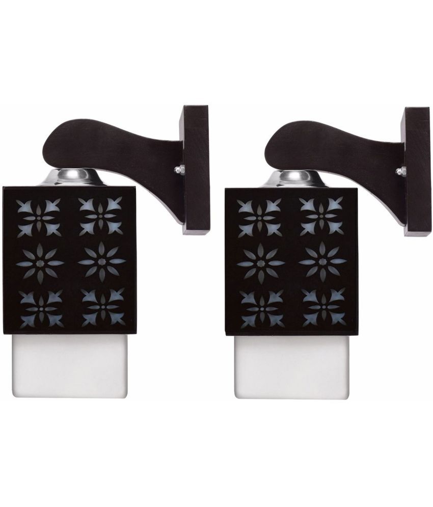     			AFAST Black Down Light Wall Lamp ( Pack of 2 )