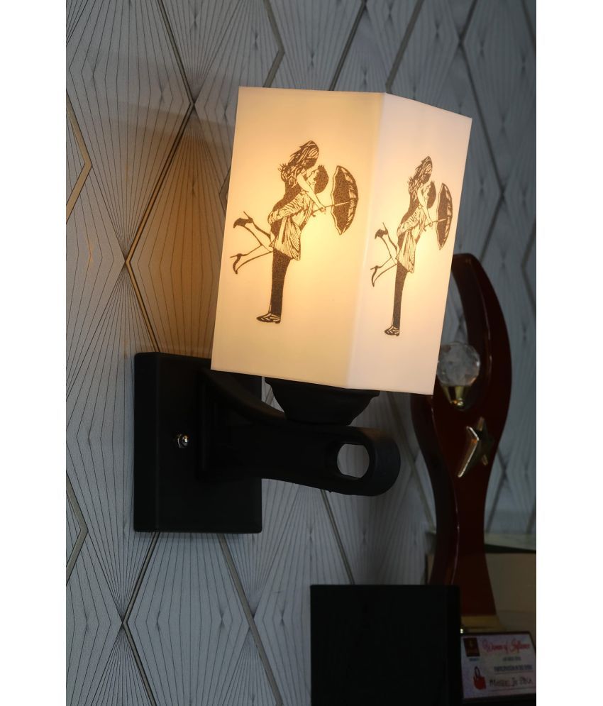     			AFAST Black Up Light Wall Lamp ( Pack of 1 )