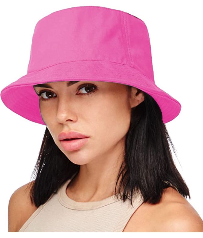     			Infispace Pink Cotton Women's Hat ( Pack of 1 )