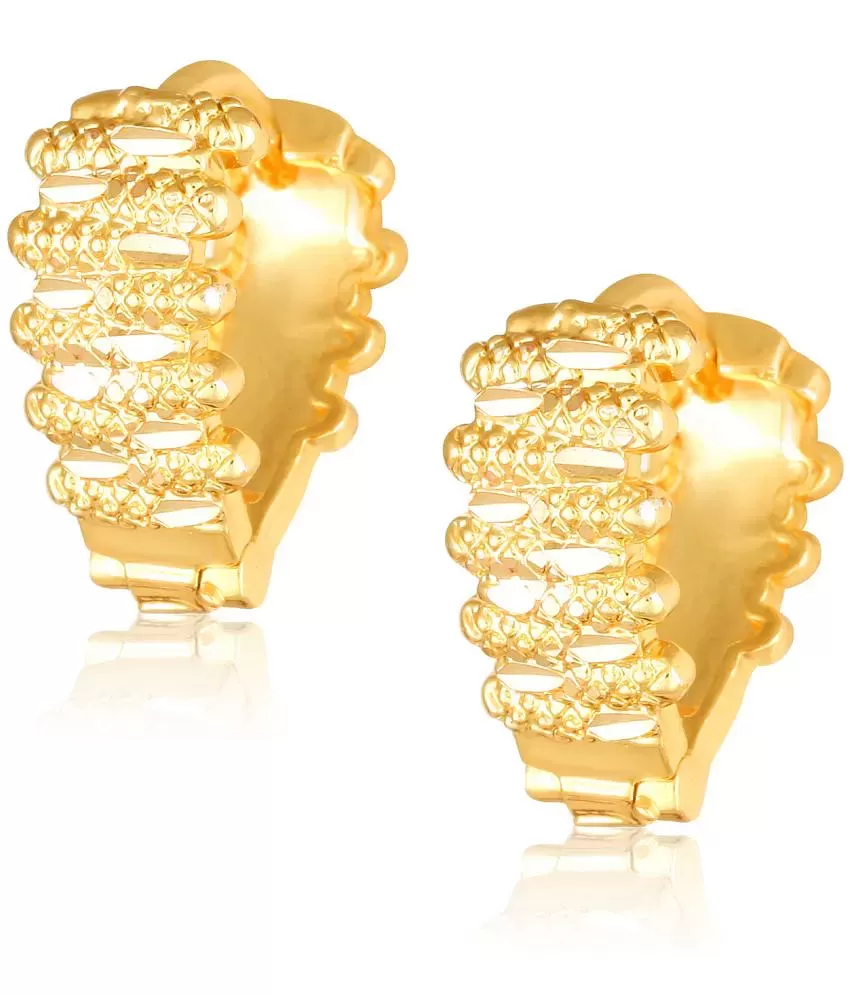 fcityin  Gold Plated Fancy Jumki Bali Earrings 1 Paces Set For All Women  And