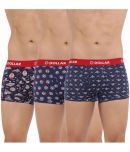 Pack of 3 Dollar Bigboss Assorted Printed Cotton Men Trunk