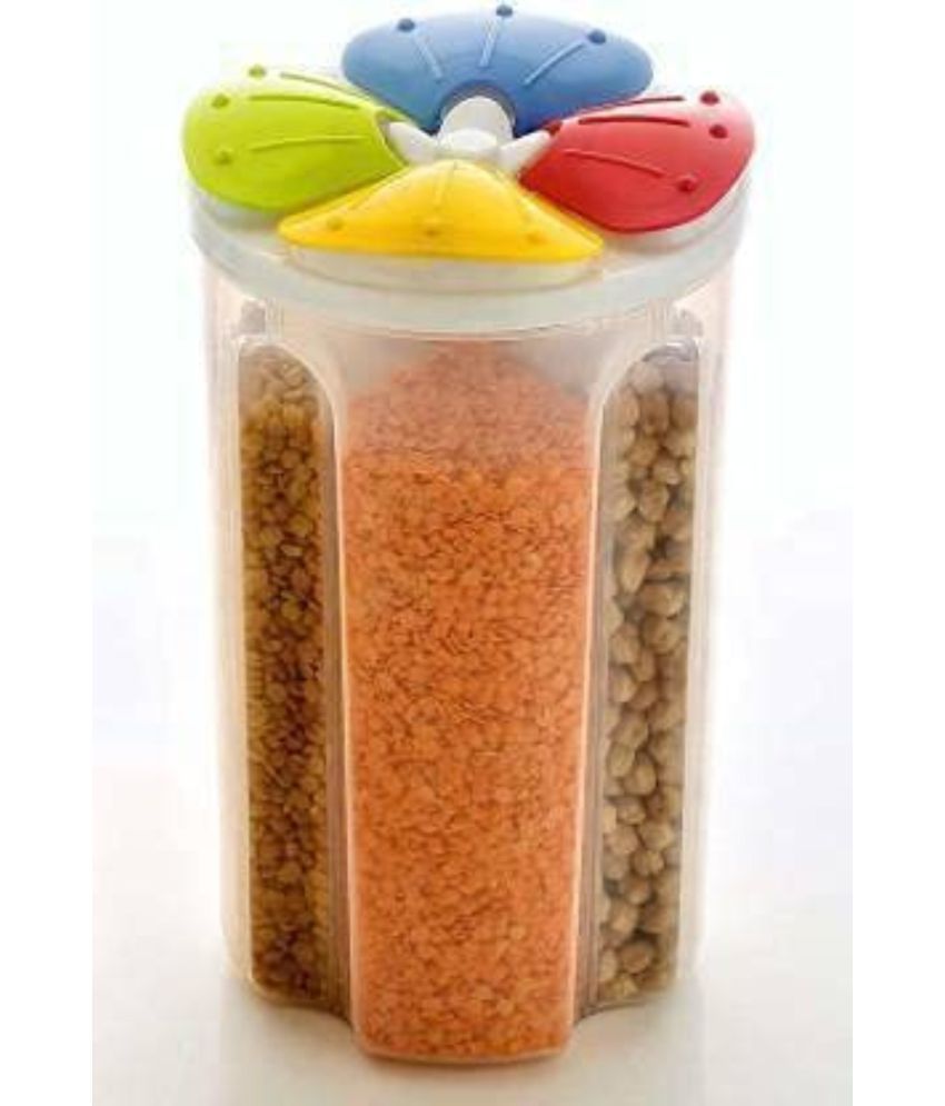     			KP Mart 4 in 1 Container Plastic Dal Container Set of 1 2000 mL