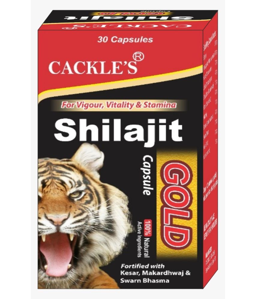     			Cackle'S Shilajit Gold Ayurvedic Capsule 30 No.S