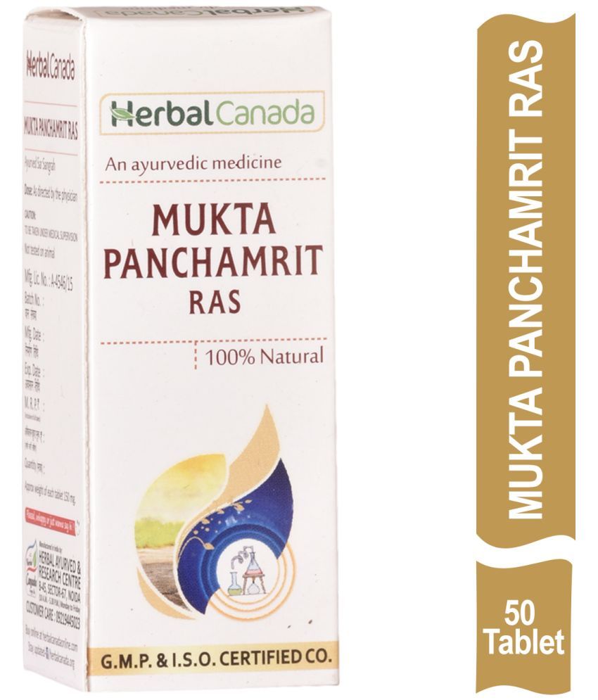     			Herbal Canada Mukta Panchamrit Tablet 50 No.S