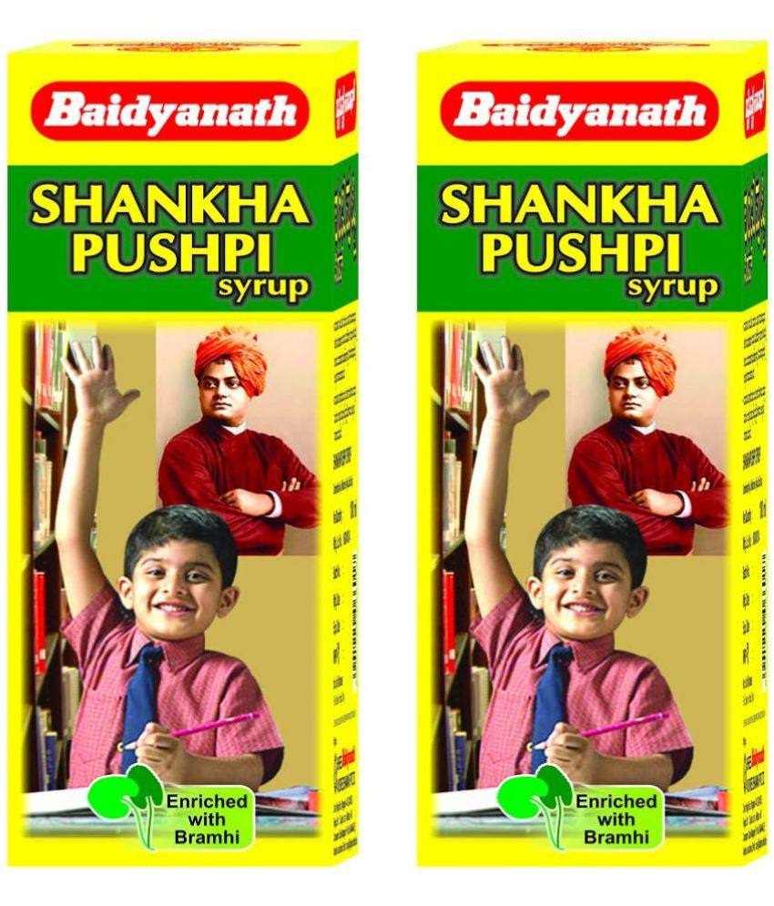     			Baidyanath Shankhapushpi Syrup 200 Ml (Pack Of 2) Memory & Concentration Supplement