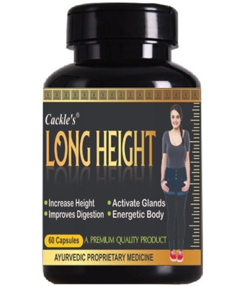     			Cackle's Long Height Ayurvedic Capsule 60 no.s