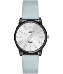 Jaxer - Light Grey Leather Analog Womens Watch