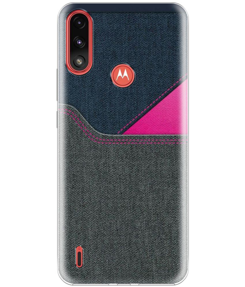     			NBOX Printed Cover For Motorola Moto E7 Power