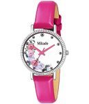 Mikado Leather Round Womens Watch