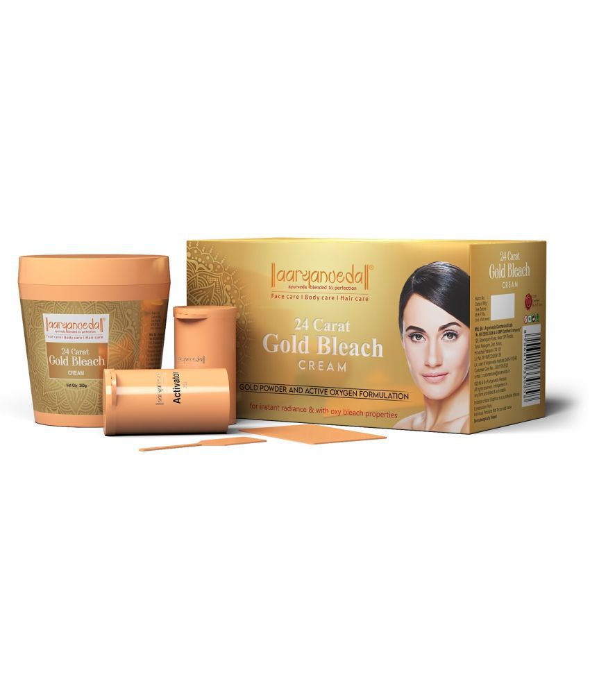 Aryanveda  24 Carat Gold Bleach  Day Cream  250 gm