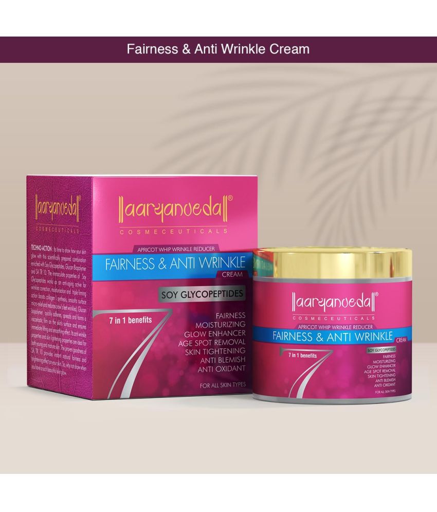 Aryanveda Herbals Fairness & Anti Wrinkle Cream Moisturizer 90 gm