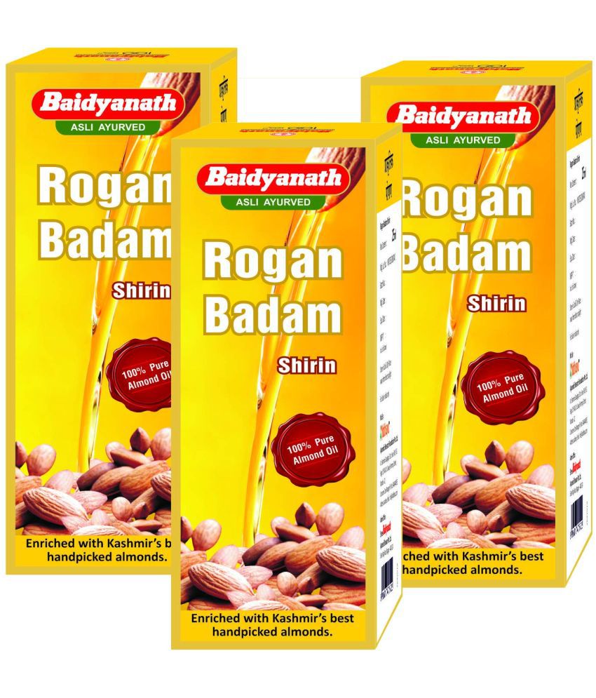 Baidyanath Rogan Badam Almond Oil 25 ml Pack of 3: Buy Baidyanath Rogan  Badam Almond Oil 25 ml Pack of 3 at Best Prices in India - Snapdeal