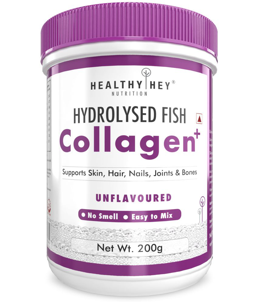 HEALTHYHEY NUTRITION Hydrolyzed Fish Collagen Peptide 200 gm