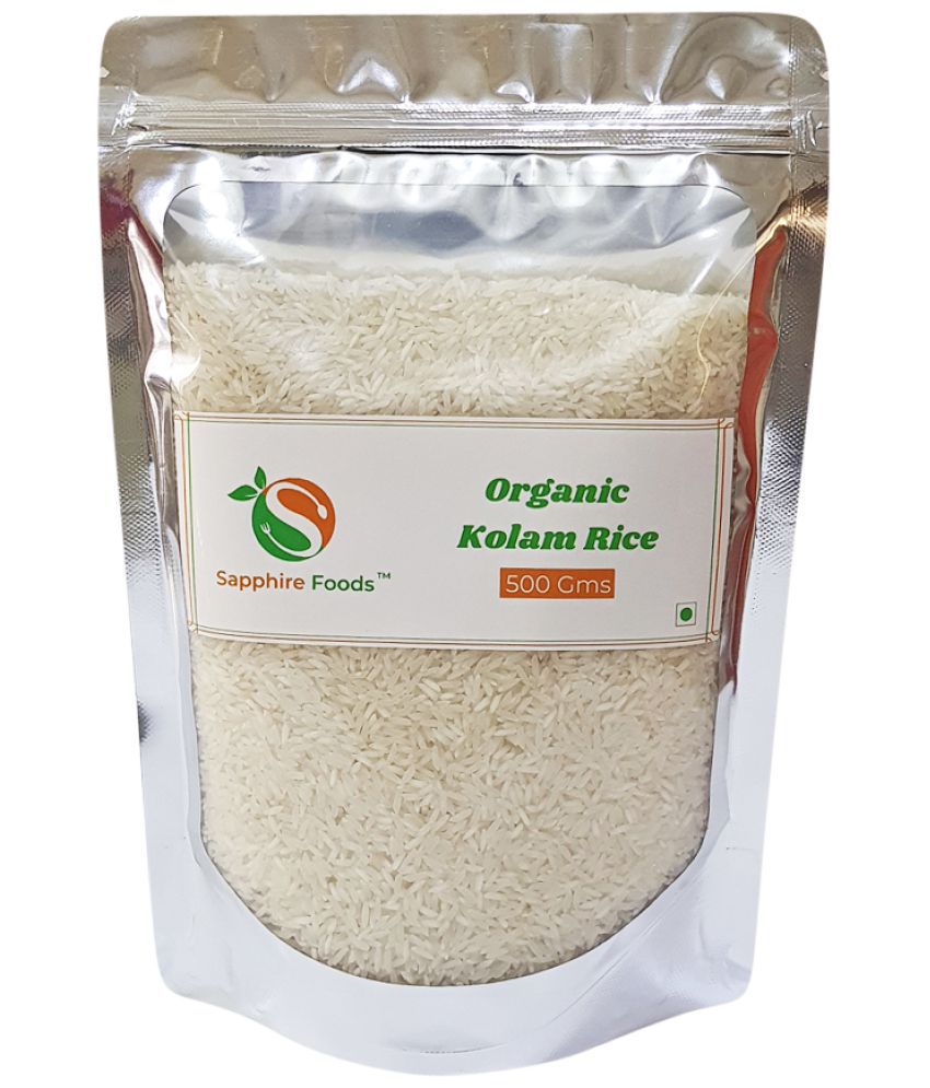 Sapphire Foods Polished Kolam Rice 500 gm