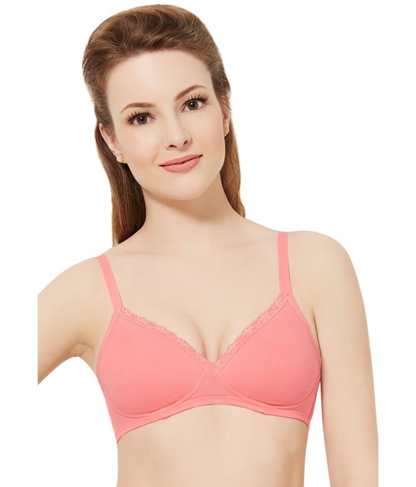     			Amante Cotton T-Shirt Bra - Pink Single